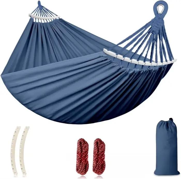 Hamac de Camping en tissu épais et Durable, hamac simple en toile, chaise pivotante de voyage, lit s