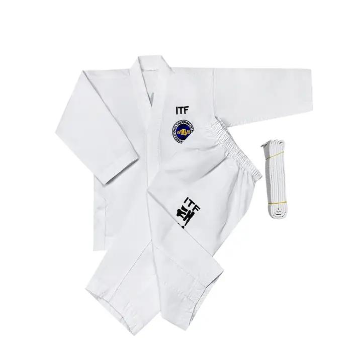 Uniforme professionnel de Taekwondo ITF, vêtements de karaté et de Judo, broderie entière, costume d