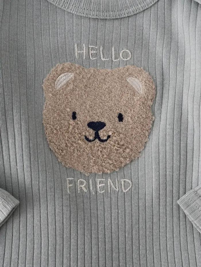Combinaison pour bébé garçon, 3 pièces, nouveau style, vêtements pour bébé garçon, printemps/automne