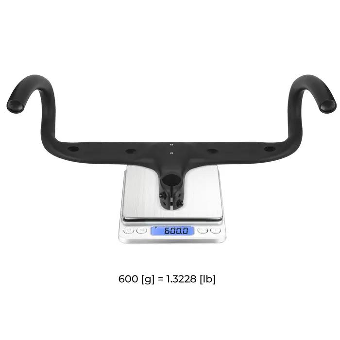 BOLANY-Guidon intégré en alliage d'aluminium pour vélo de route, pièces de bicyclette, 420mm, SAP 02