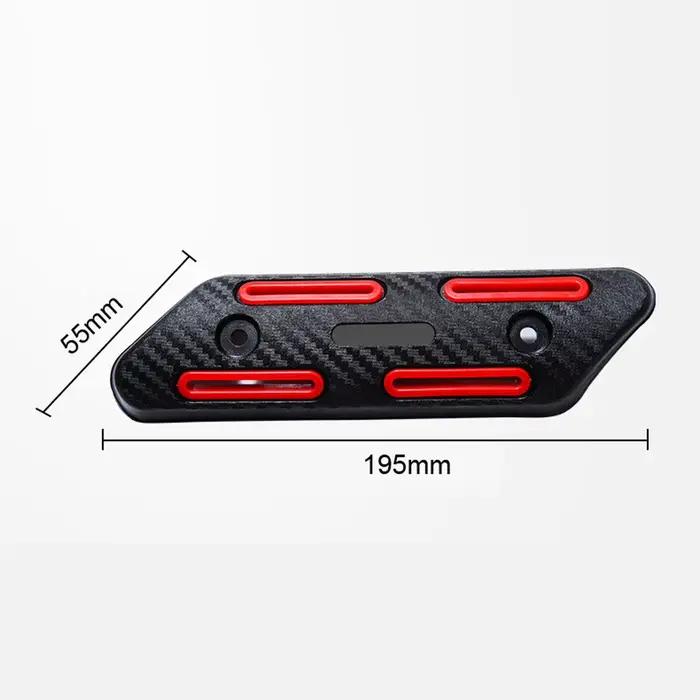 Protecteur d'Isolation Thermique Universel pour Moto, Rénovation CRF, Hurbike, Anti-Brûlure