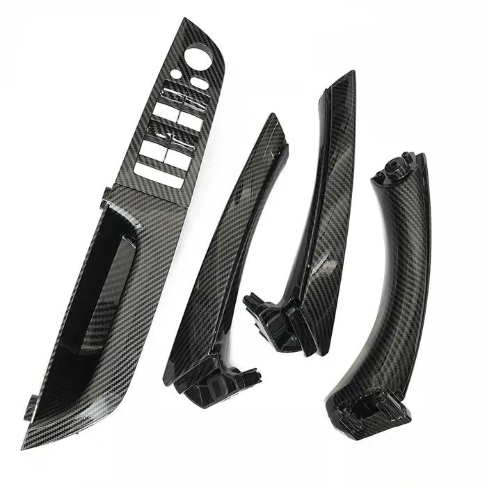 Poignée de traction d'accoudoir de porte intérieure en Fiber de carbone LHD RHD, pour BMW série 3 E9