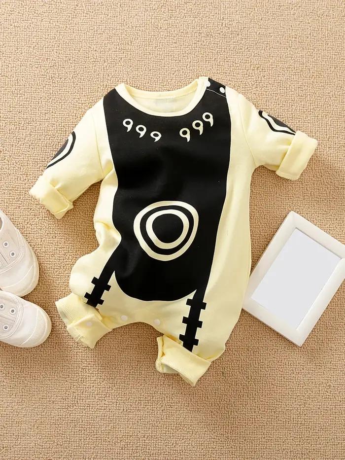 Body en coton à manches longues pour nouveau-né, Style Cape Anime, barboteuse mignonne pour enfants
