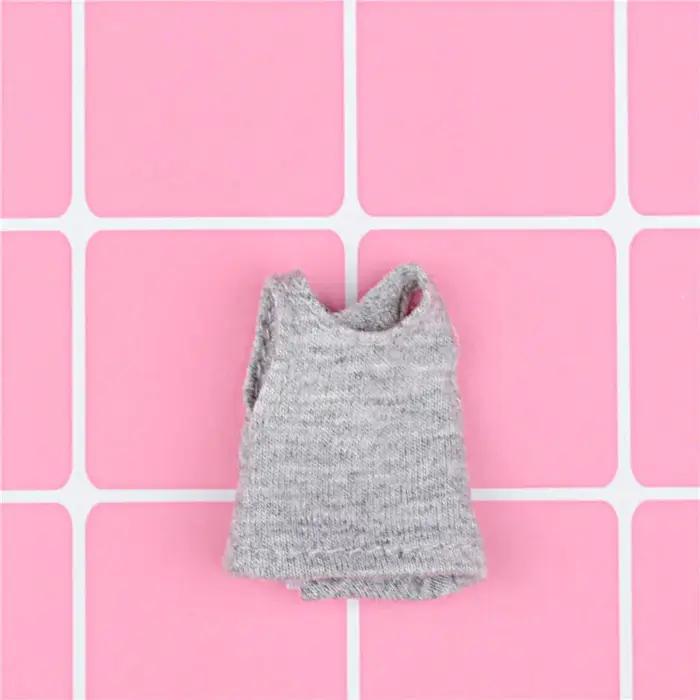 Nouveau gilet de poupée de couleur unie, vêtements T-shirt pour ob11, obitsu11, Molly, 1/12bjd, vête