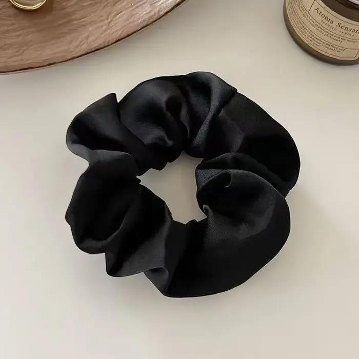 1/5 pièces mode Simple Satin gros intestin bandeaux femmes filles fête cheveux accessoires