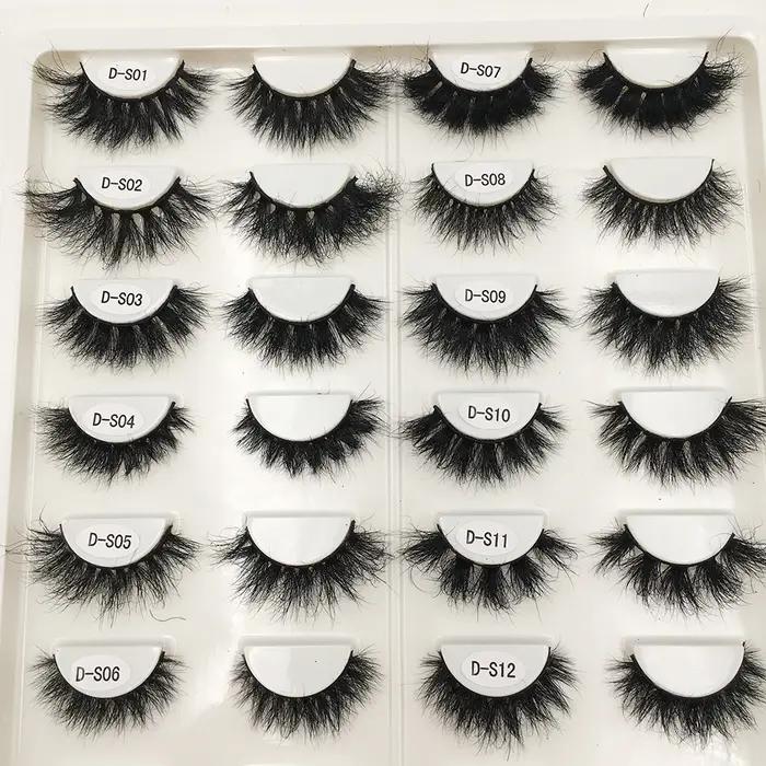 RED SIREN – Cils en vison véritable doux et naturel, maquillage 3D, pelucheux