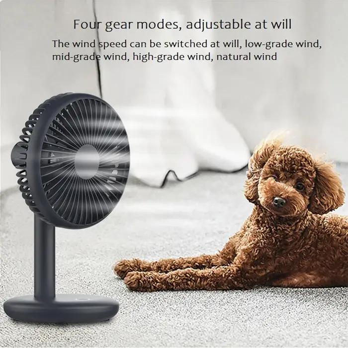 Millet Ventilateur de bureau portable, aste par USB, pour l'extérieur, mini ventilateur de sol silen