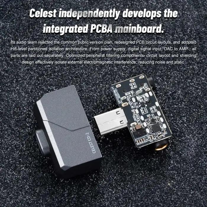 Nouveau Celest CD-2 amplificateur de casque Audio DAC Portable amplificateur DSD Support HiFi 32 bit