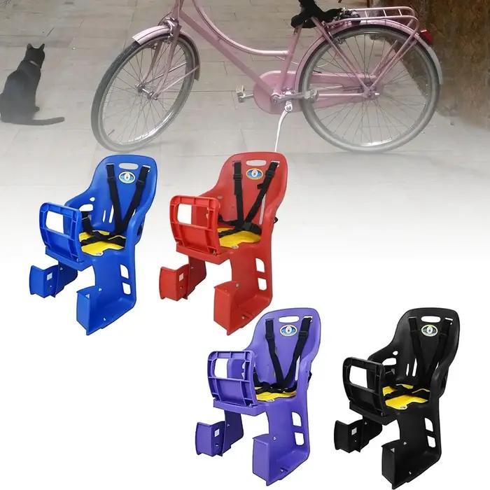 Siège de vélo confortable avec accoudoir pour enfants et adultes