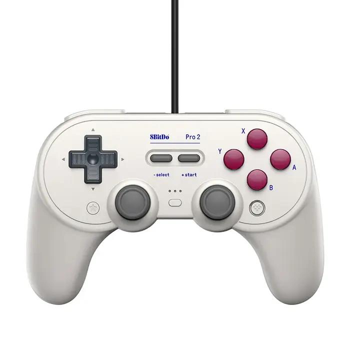 8BitDo Pro 2 manette de jeu filaire contrôleur USB pour Nintendo Switch Windows Steam Raspberry Pi N