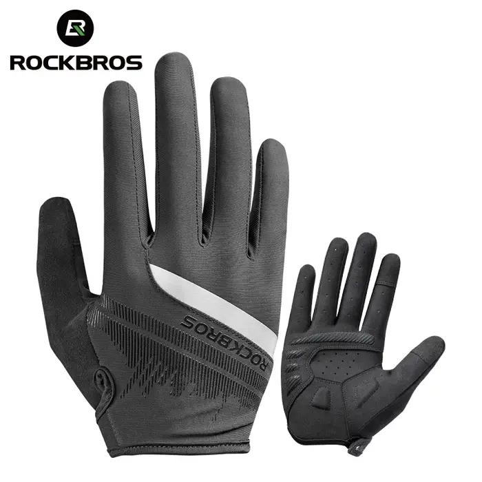 ROCKBROS – gants de cyclisme pour hommes, gants de vélo de printemps et d'automne, antichocs, respir