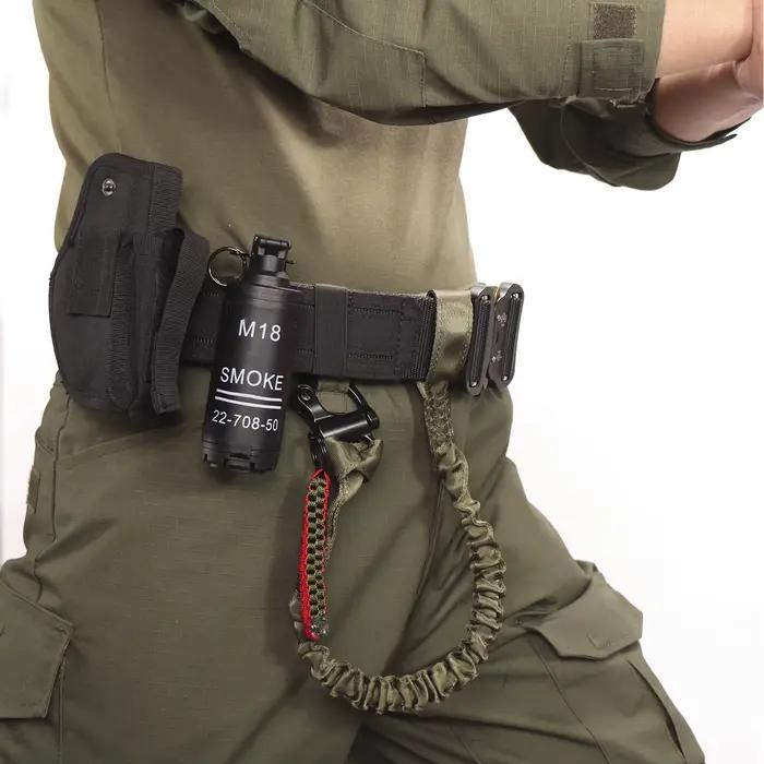 Ceinture tactique de 2 pouces, boucle métallique à dégagement rapide, ceintures MOLLE Airsoft pour h