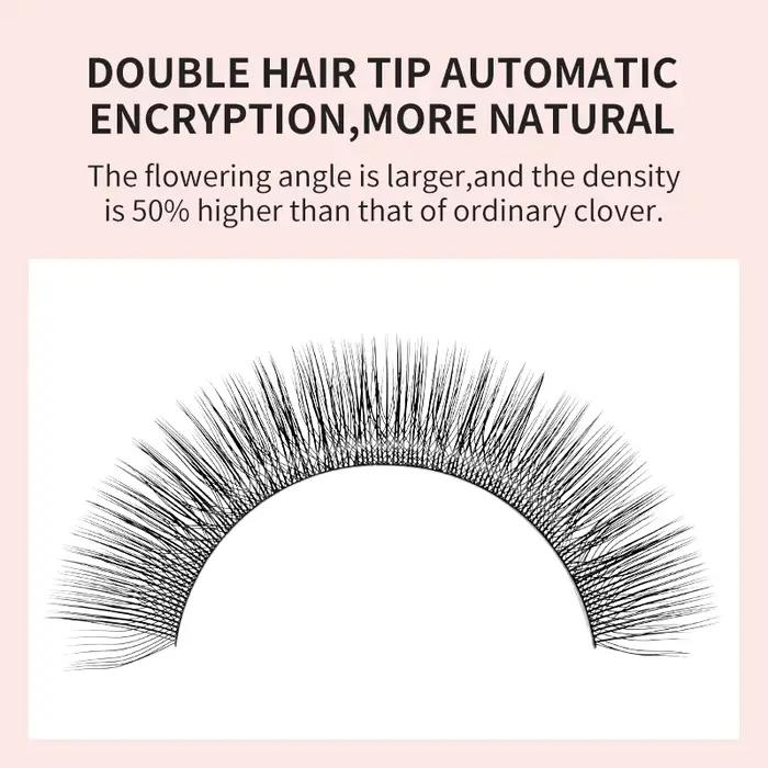 NATUHANA nouvelle Extension de cils en forme de 3DW 3D Volume préfabriqué cils en éventail W Style c