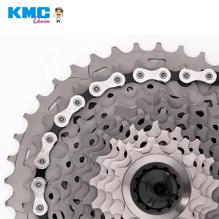 KMC – chaîne de vélo gris argenté, 116 maillons, pour SRAM 9s 10s 11, 9v 10v 11v