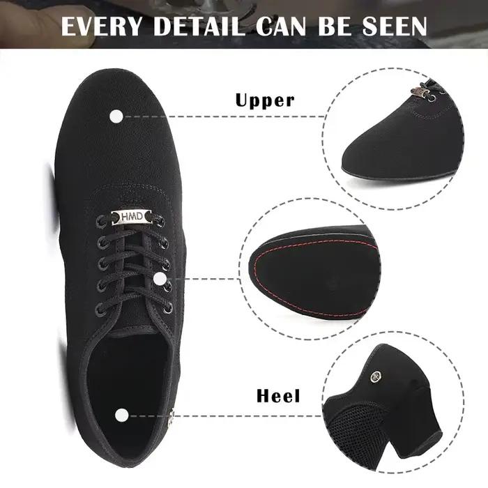 Chaussures danse femme noir moderne - Salsa latin jazz salle de bal adultes