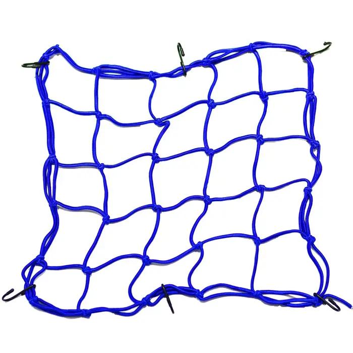 Filet élastique pour moto, 30x30cm, 40x40cm, 6 crochets, filet élastique, rangement pour casque, rés