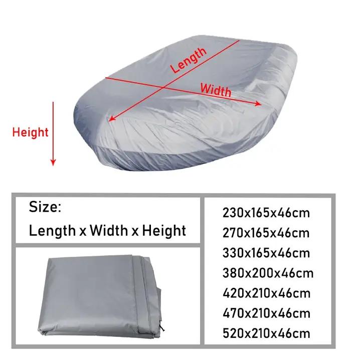 Couverture de bateau marin en forme de V, grande, étanche, anti-poussière, AntiUV, pluie, neige, bat