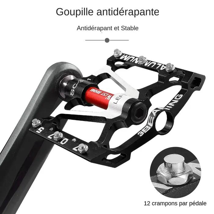 WEST BIKING pédales de vélo ultralégères antidérapantes CNC BMX vtt pédale