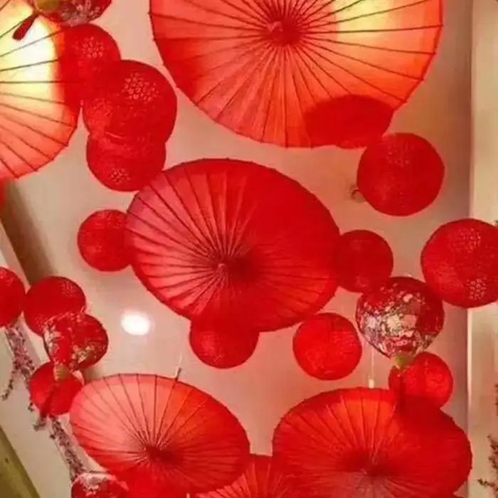 Parapluie papier huilé style antique chinois - Décoratif danse photo 10 couleurs nouveau design