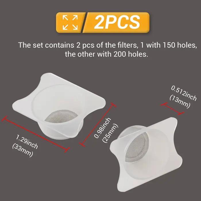 Tasse de Purification de peinture modèle 2 pièces, tasse de filtre d'aérographe, outil pour enlever