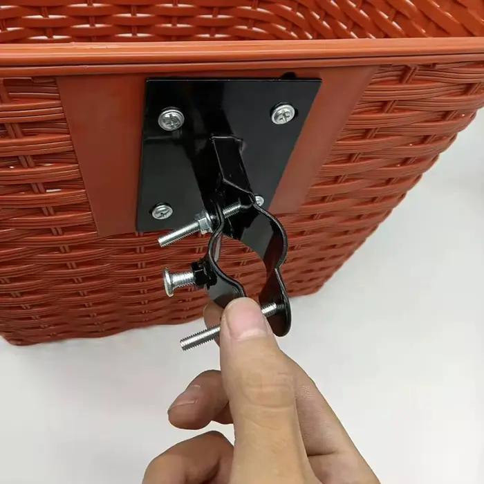 Support de fixation pour panier de vélo et scooter accessoire pour vélo électrique et cyclisme occasionnel et quotidien