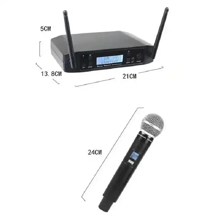 Microphone sans fil système professionnel UHF automatique segment U FM boucle mobile fréquence 60M f