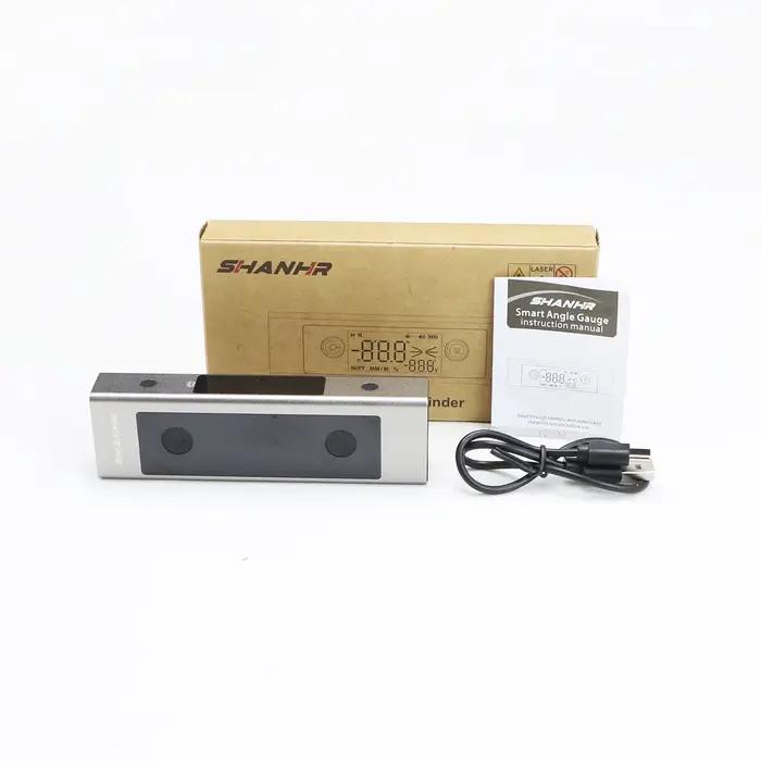 Niveau laser 2 en 1 SHANHR, règle de niveau laser de type C, règle d'angle à double laser, rapporteu