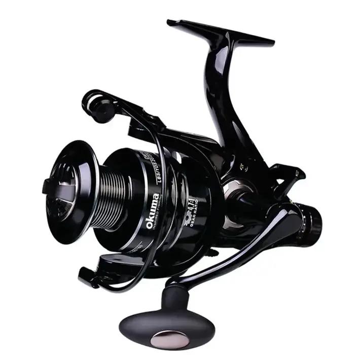 Okuma tout métal fil tasse filature bateau de pêche 5.2:1 4.7:1 tambour rotatif 19KG résistance tamb