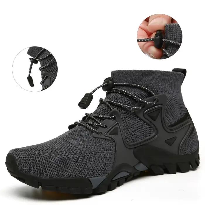 Chaussures marche hommes été 2023 - Bottes hautes respirantes alpinisme outdoor confortables