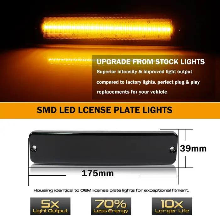 IJDM marqueur latéral clignotant et pare-chocs avant lumière DRL pour Jeep Wrangler YJ feux de jour