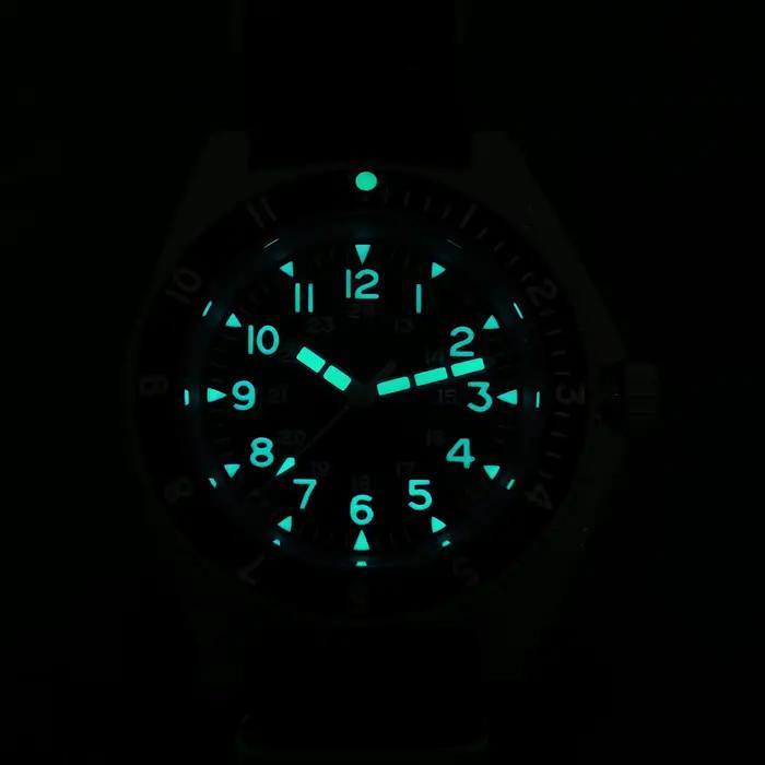 Watchdives WD1972 montre à Quartz VH31 balayage secondes mouvement saphir cristal BGW9 lumineux 20Ba