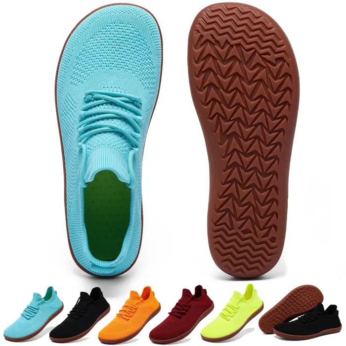 Chaussures minimalistes unisexes pieds nus large - Course légères respirantes semelles zéro