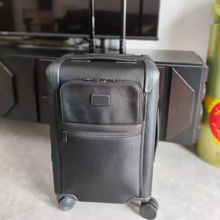 Valise de voyage de luxe en nylon et toile Oxford, bagage cabine avec serrure à code, idéale pour le
