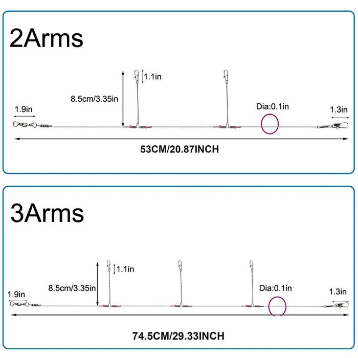 Fil de pêche en acier inoxydable avec connecteur à pression à percussion, outil de pêche, 12 pièces
