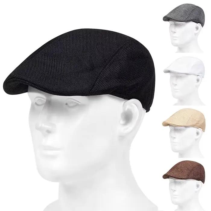 Casette solide pour hommes, chapeaux de Golf décontractés en plein air, tendance de rue, printemps e