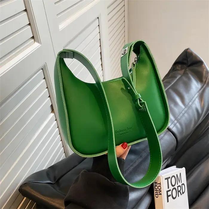 Sac sous les bras polyvalent pour femme, sac décontracté Bergame, initié, marée, mode haut de gamme,