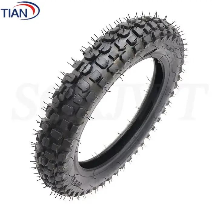 Pneu intérieur et extérieur de 12 pouces 3.00-12 pour moto tout-terrain, motocross, dirt bike