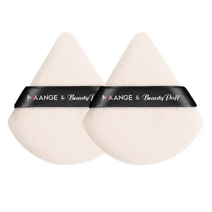Maange-Ensemble de pinceaux de maquillage triangulaires, houppette à poudre, correcteur, fard à barr