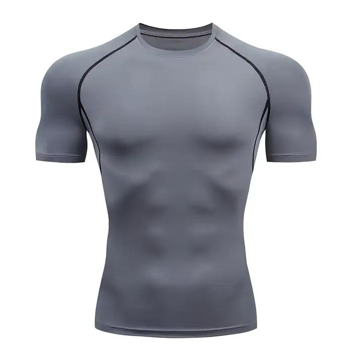 Chemises de Compression pour hommes, maillot de football à séchage rapide, vêtements de Sport serrés