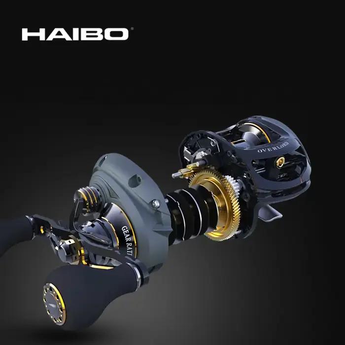 Haibo-Moulinet de pêche surchargé Baitcasting, 2020, 8B +, pratique 5.4:1-7.1:1, eau douce, mer, lon
