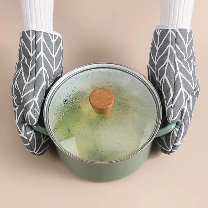 Gants isolants thermiques 2 pièces, gants Anti-brûlure pour micro-ondes, gants de four de cuisson de
