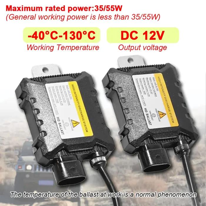 1 pièce Ballast Xénon HID 12V 35W/55W numérique mince, Ballast électronique d'allumage pour H1 H3 H3
