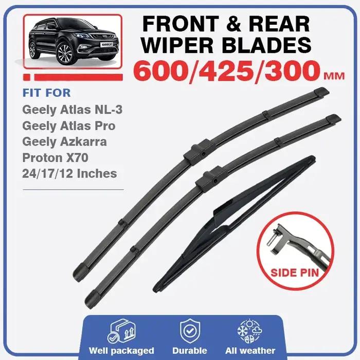 Essuie-glace avant et arrière pour Geely Atlas NL-3 Azkarra Atlas Pro Proton X70, accessoires pour p