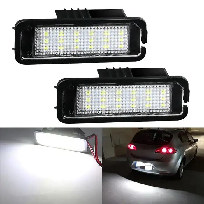 2 feux de plaque d'immatriculation LED Canbus blanc pour SEAT Altea 2007-2010 SEAT Leon 2006-2010 am