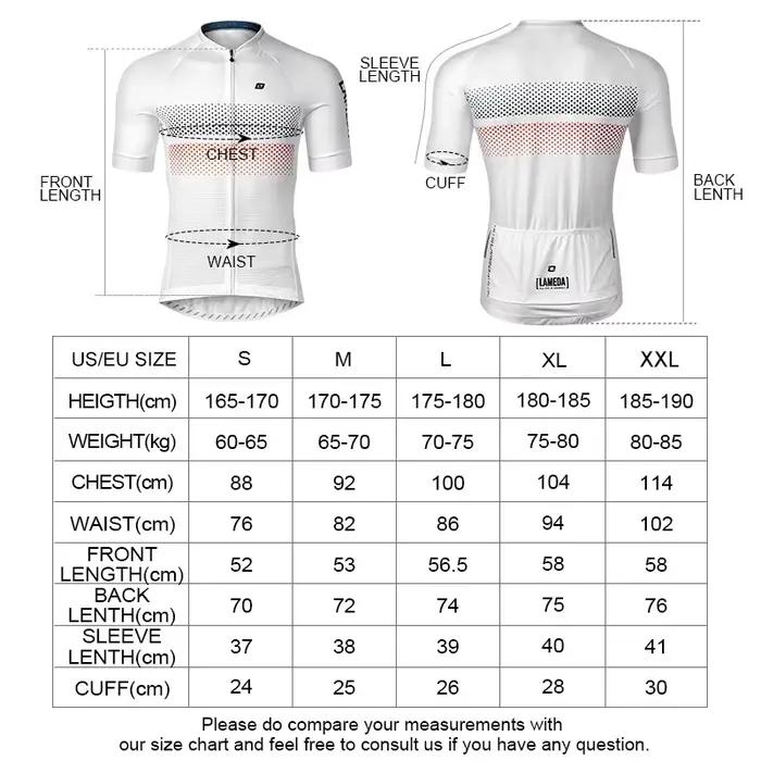 Lameda été Pro maillot de cyclisme vtt vélo vêtements respirant à manches courtes vélo chemise homme
