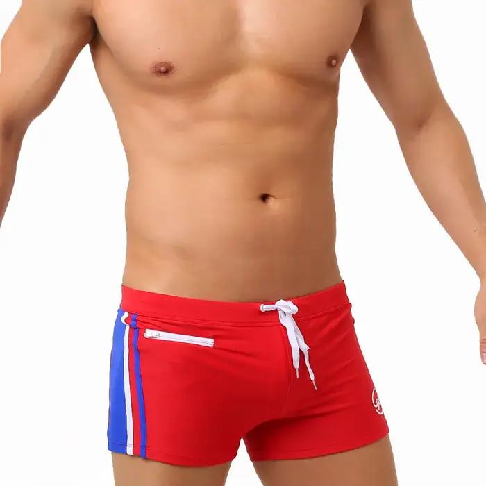 Maillot de bain homme push-up boxer - Short de plage sexy respirant avec poche
