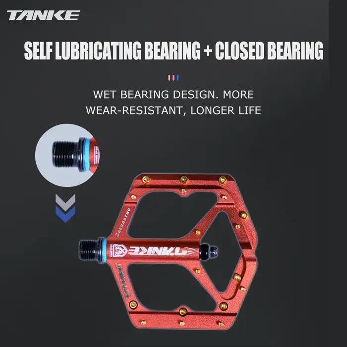 TANKE TP-50 pédales Sepeda vtt alliage d'aluminium pédale de vélo antidérapante pédale de vélo pédal