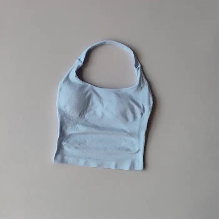 Gilet de Yoga à col licou, résistant aux chocs, sous-vêtements de sport, haute résistance, Fitness,