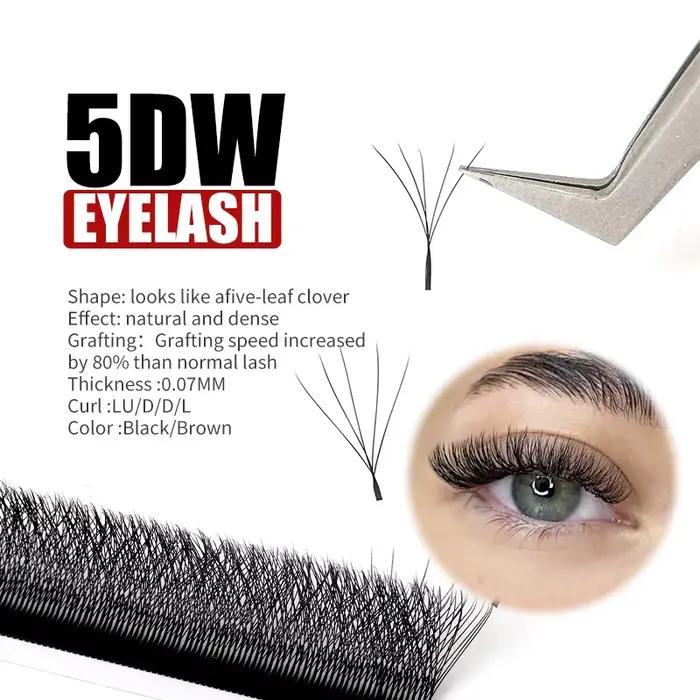 FADVAN YY/3D/4D/5D/6D W forme cils M/C/D Curl préfabriqués Volume Fans Faux vison cils Volume brésil