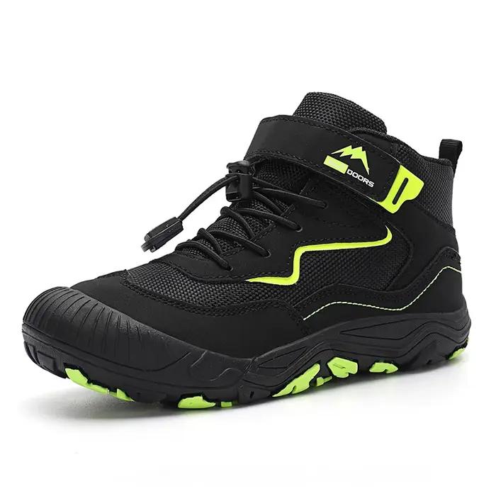 Chaussures de randonnée montantes pour enfants, baskets de Trekking imperméables, bottes d'escalade